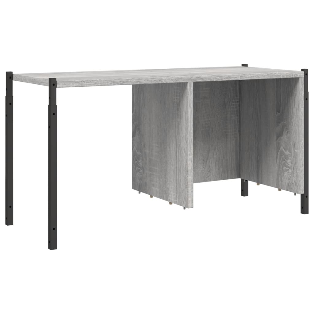 Bibliotecă, gri sonoma, 72x28x172 cm, lemn prelucrat