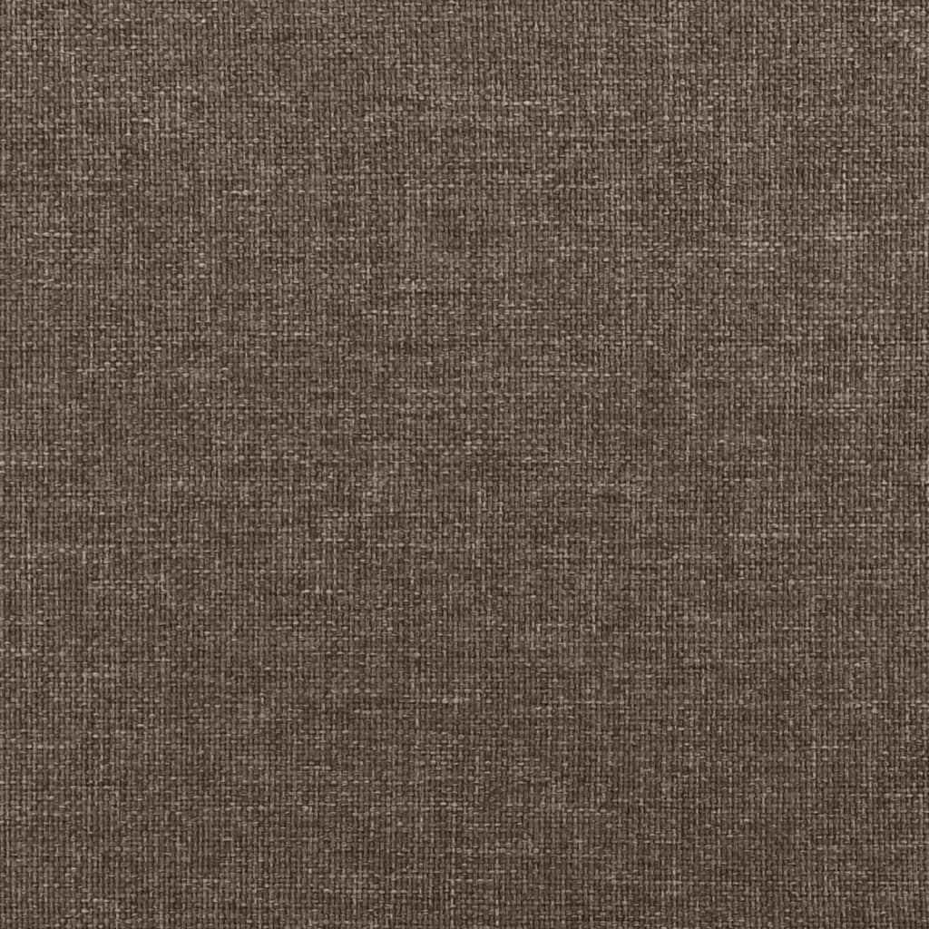 Canapea extensibilă cu 2 locuri, 2 perne, gri taupe, textil