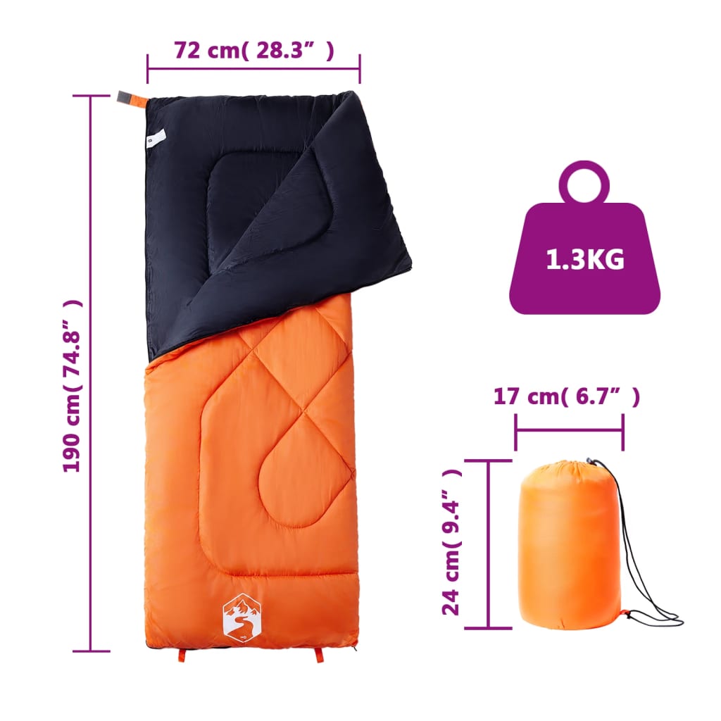 Sac de dormit pentru adulți de camping, 3 anotimpuri