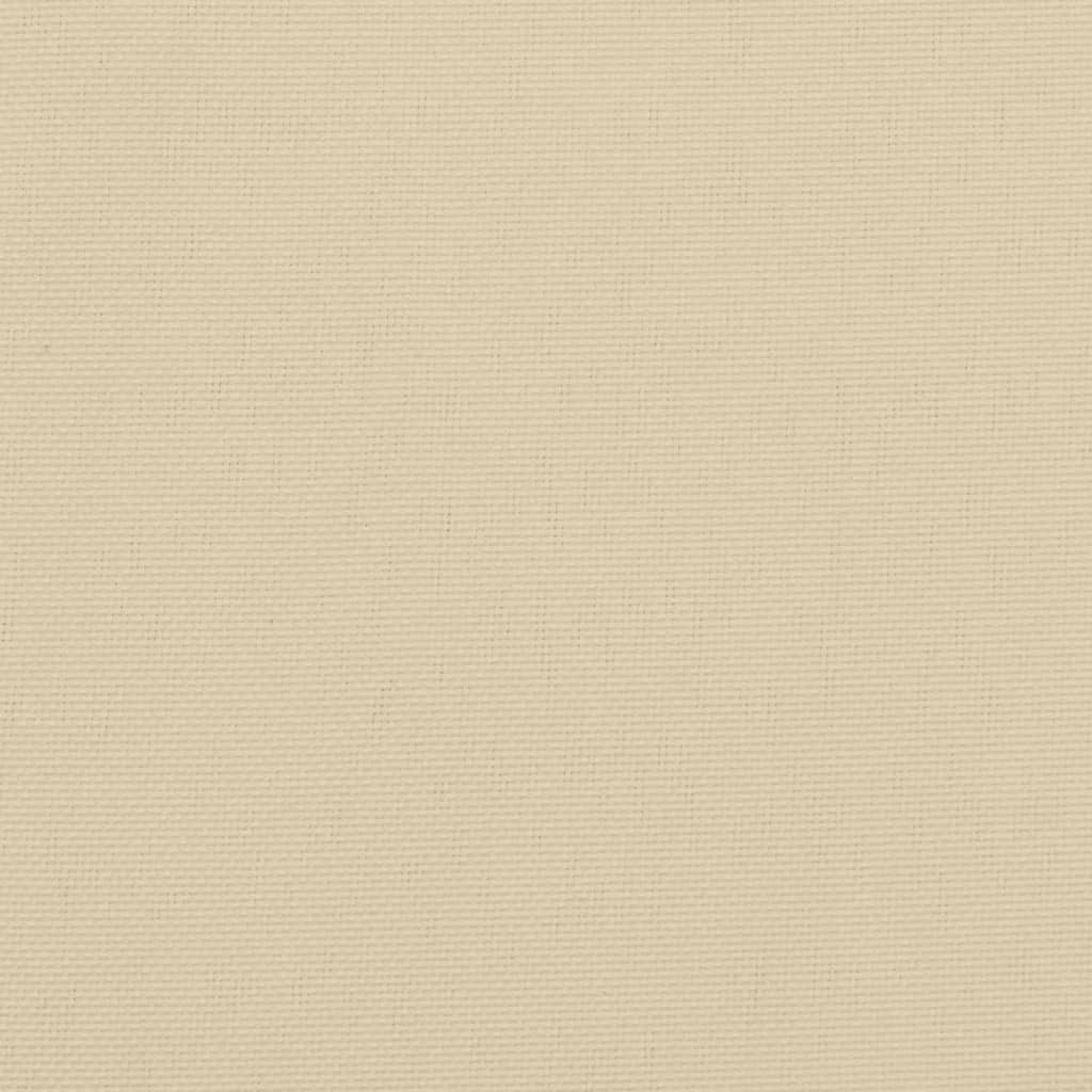 Perne scaun cu spătar mic, 6 buc., bej, textil oxford