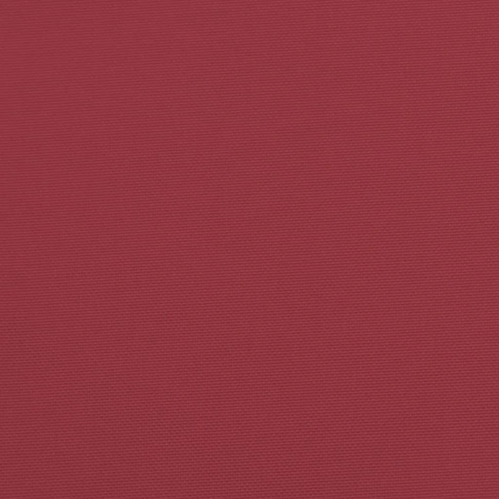 Perne scaun cu spătar mic, 2 buc., roșu, textil oxford