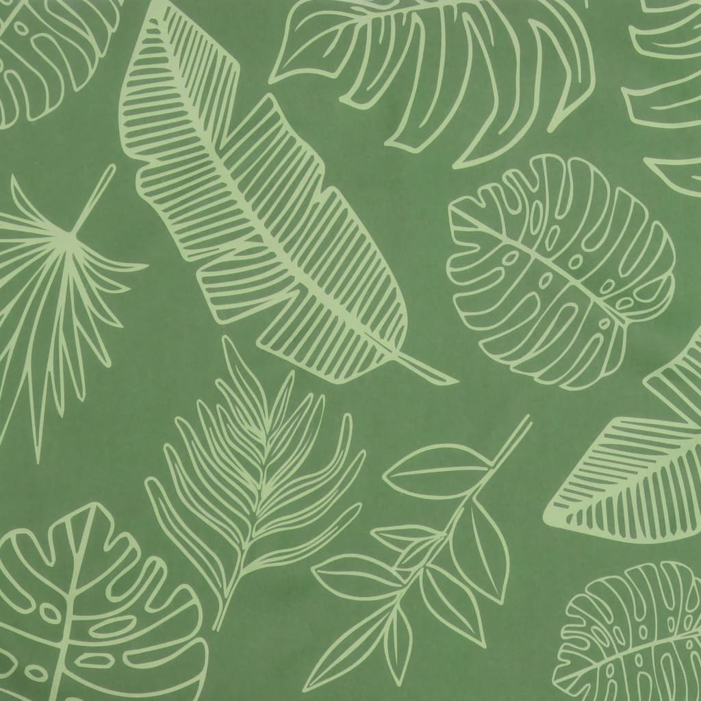 Perne de scaun spătar jos, 4 buc., model frunze, textil oxford
