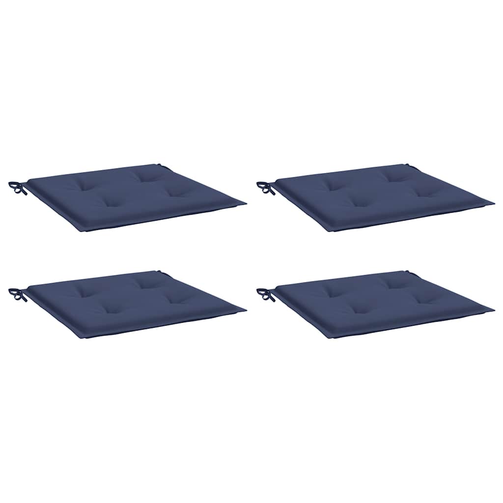 Perne pentru paleți 4 buc. bleumarin, 50x50x3 cm, textil Oxford