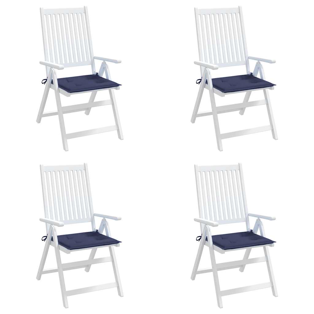 Perne pentru paleți 4 buc. bleumarin, 50x50x3 cm, textil Oxford