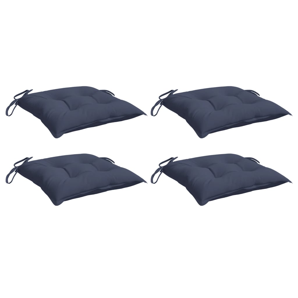 Perne de scaun 4 buc. bleumarin 50x50x7 cm textil oxford