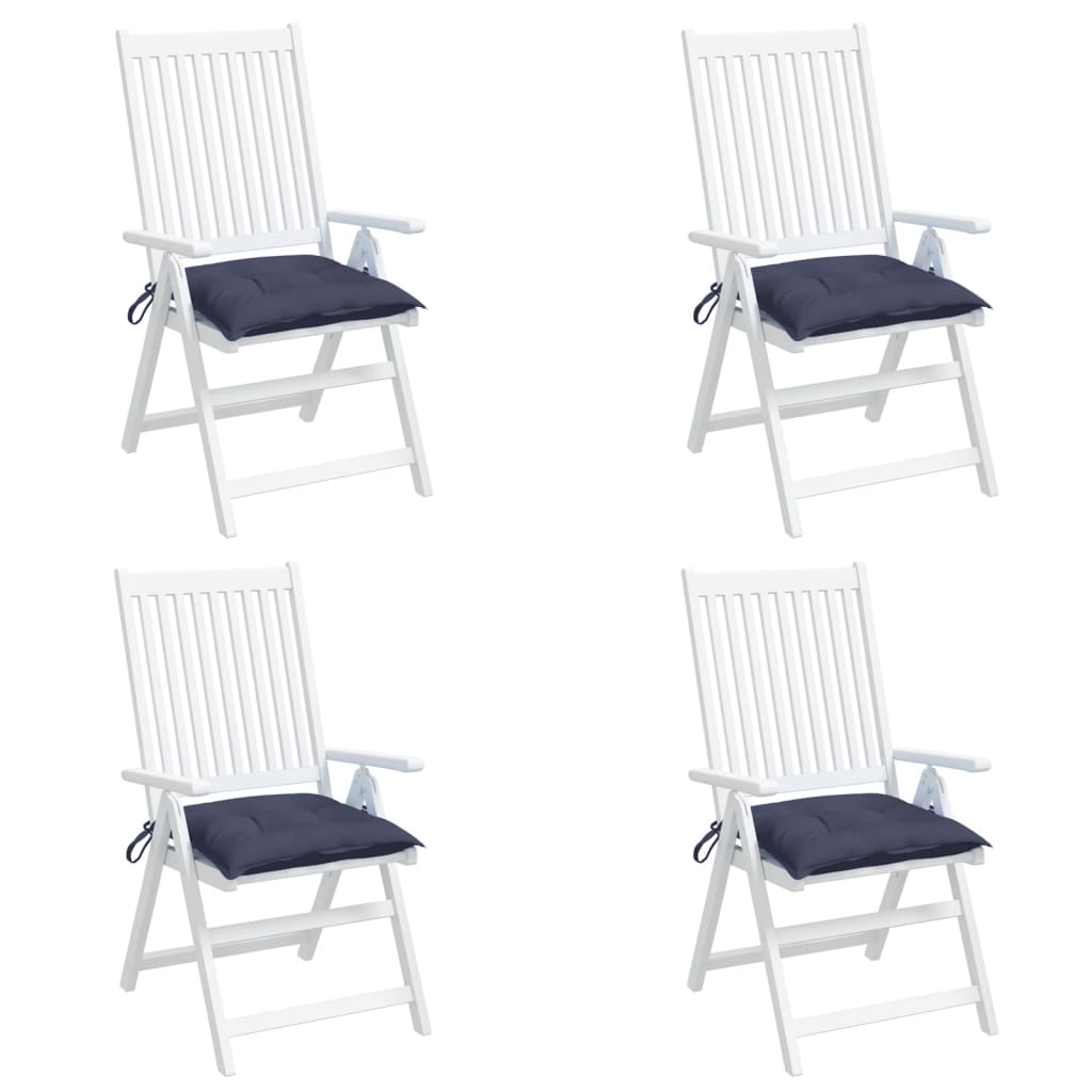 Perne de scaun 4 buc. bleumarin 50x50x7 cm textil oxford