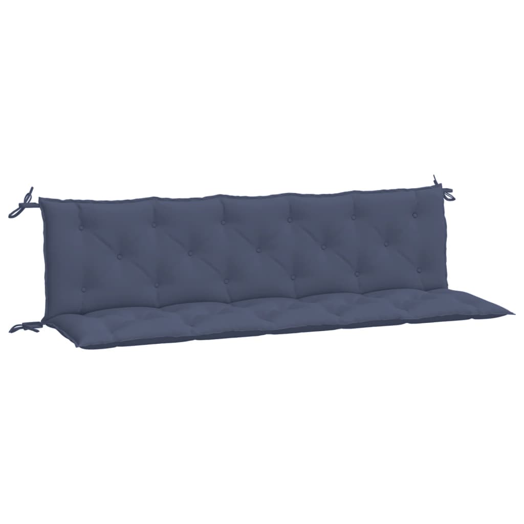 Perne bancă de grădină 2buc. bleumarin 180x50x7cm textil oxford
