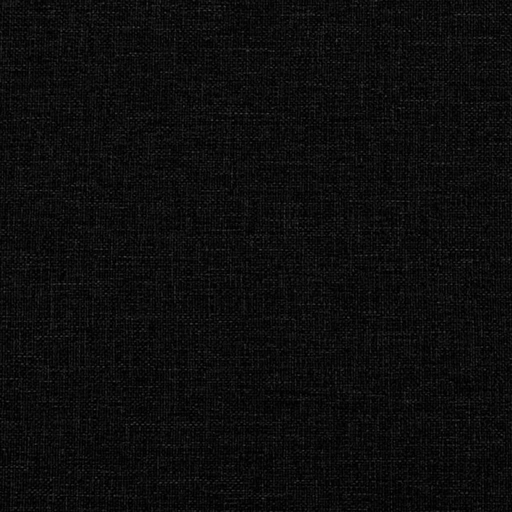 Fotoliu Chesterfield, negru, material textil