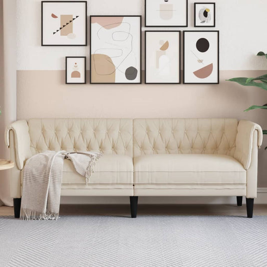 Canapea Chesterfield cu 3 locuri, in
