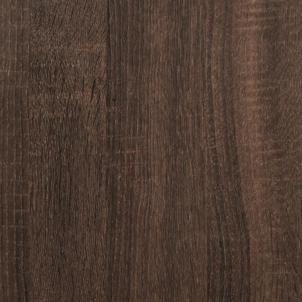 Bibliotecă, stejar maro, 102x30x141,5 cm, lemn prelucrat