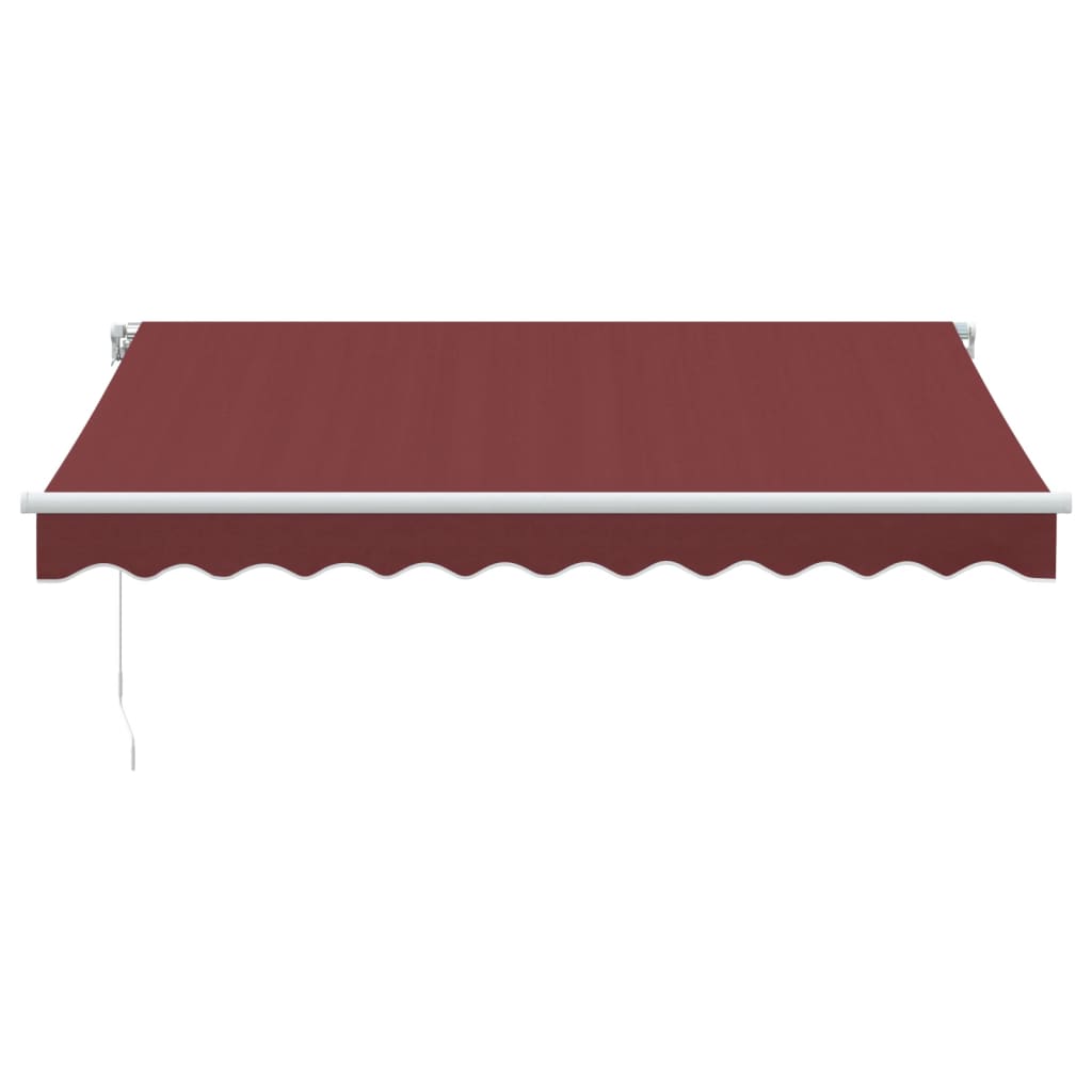 Copertina retractabilă manual, vișiniu, 300x250 cm