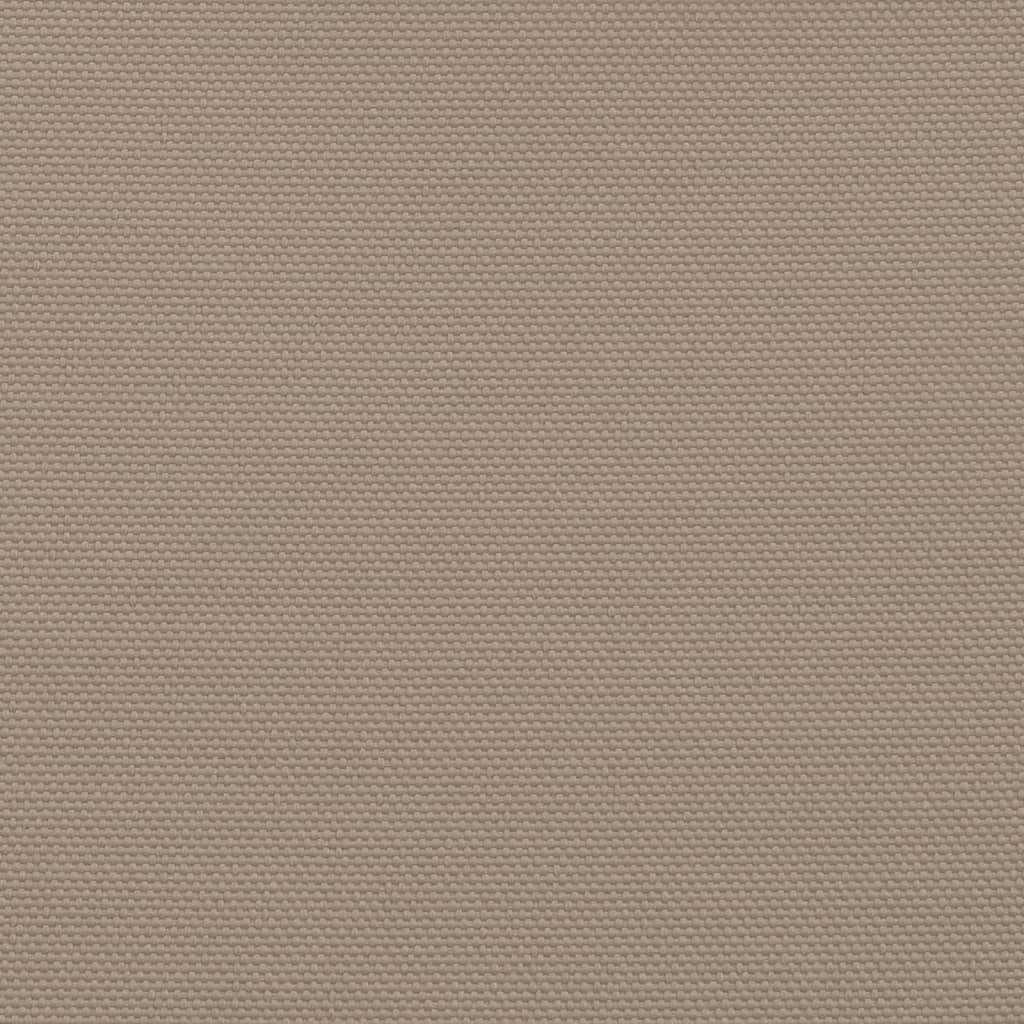 Paravan de balcon, gri taupe, 120x800 cm, 100% poliester oxford