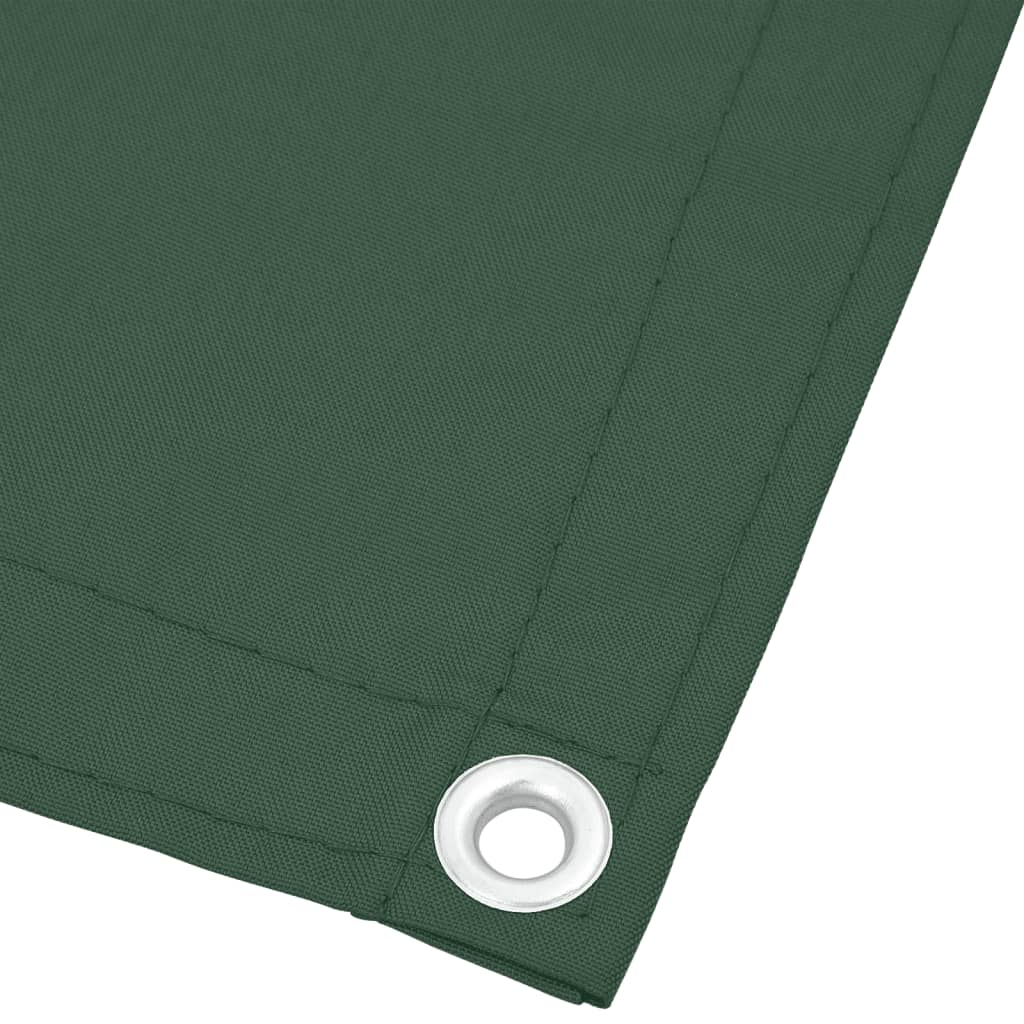 Paravan de balcon verde închis 120x800 cm 100% poliester oxford