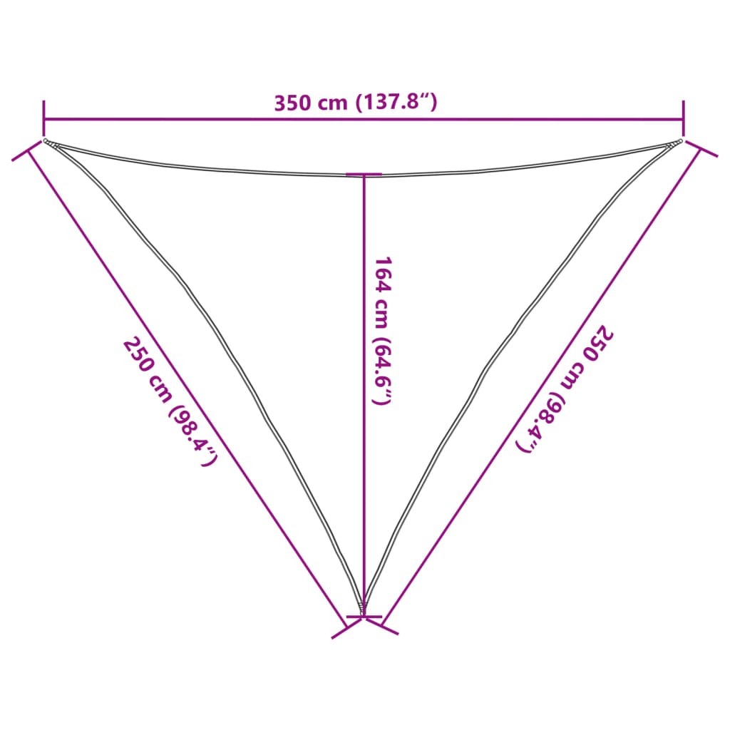 Parasolar, gri deschis, 2,5x2,5x3,5 m, 100% poliester Oxford