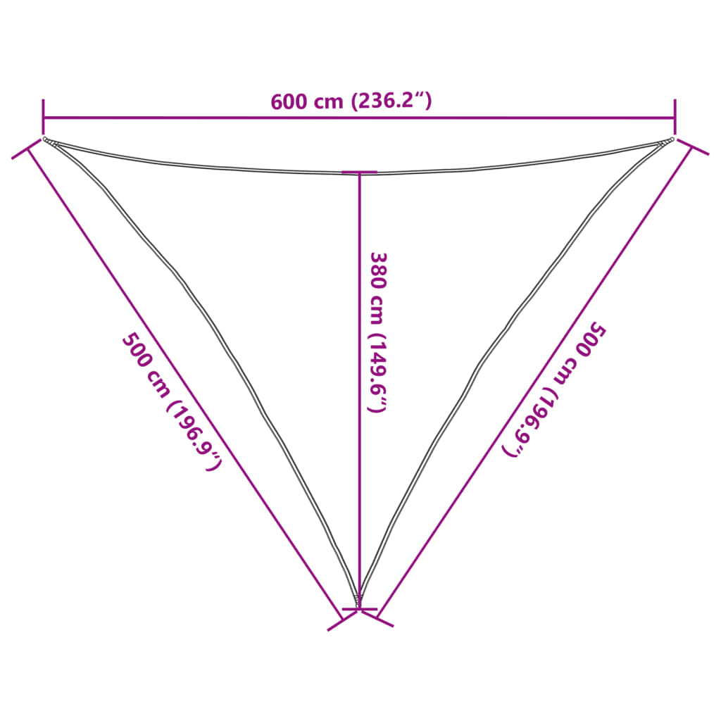 Parasolar, gri deschis, 5x5x6 m, 100% poliester Oxford