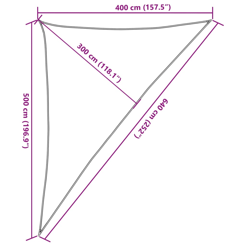 Parasolar, gri deschis, 4x5x6,4 m, 100% poliester Oxford