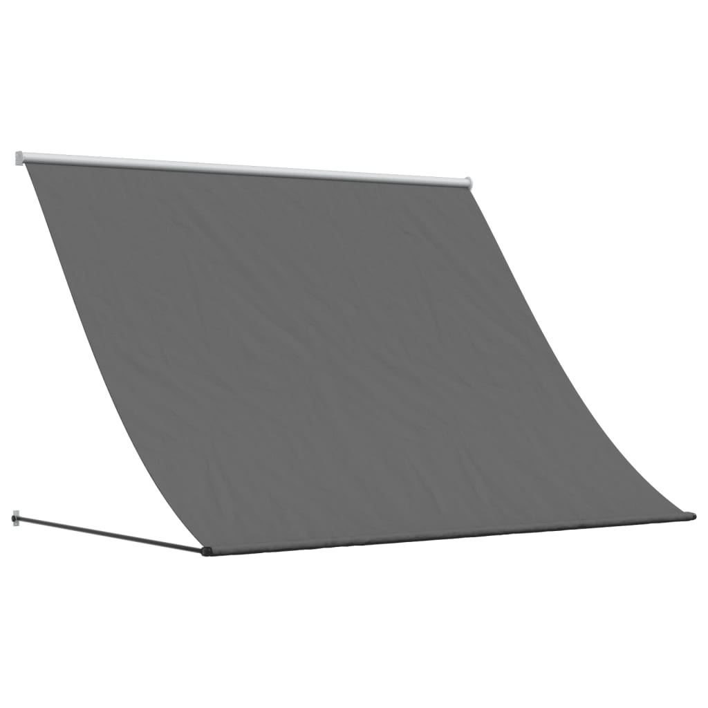 Copertină retractabilă, antracit, 250x150 cm, țesătură și oțel