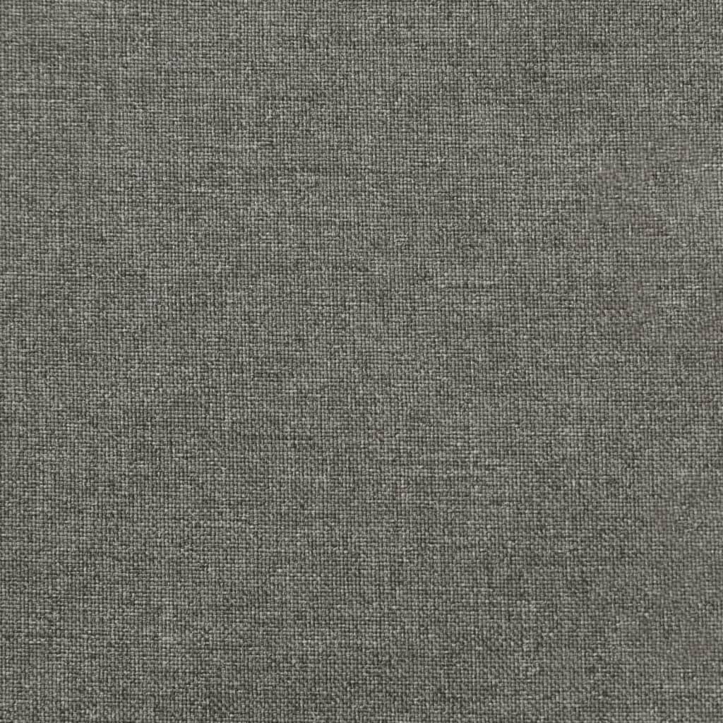 Perne scaun cu spătar scund 2 buc. melanj gri 100x50x7cm textil