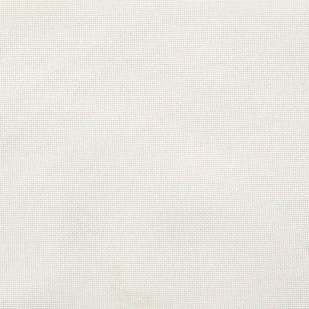 Perne scaun cu spătar scund 4buc. melanj crem 100x50x7cm textil