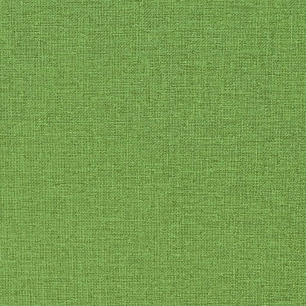 Perne scaun spătar scund 2 buc. melanj verde 100x50x7 cm textil