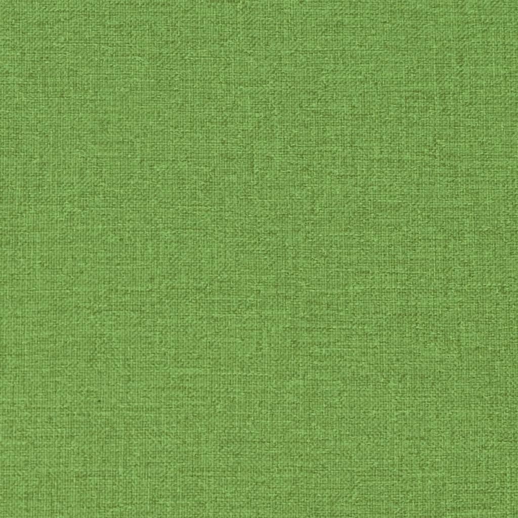 Perne scaun spătar scund 6 buc. melanj verde 100x50x7 cm textil