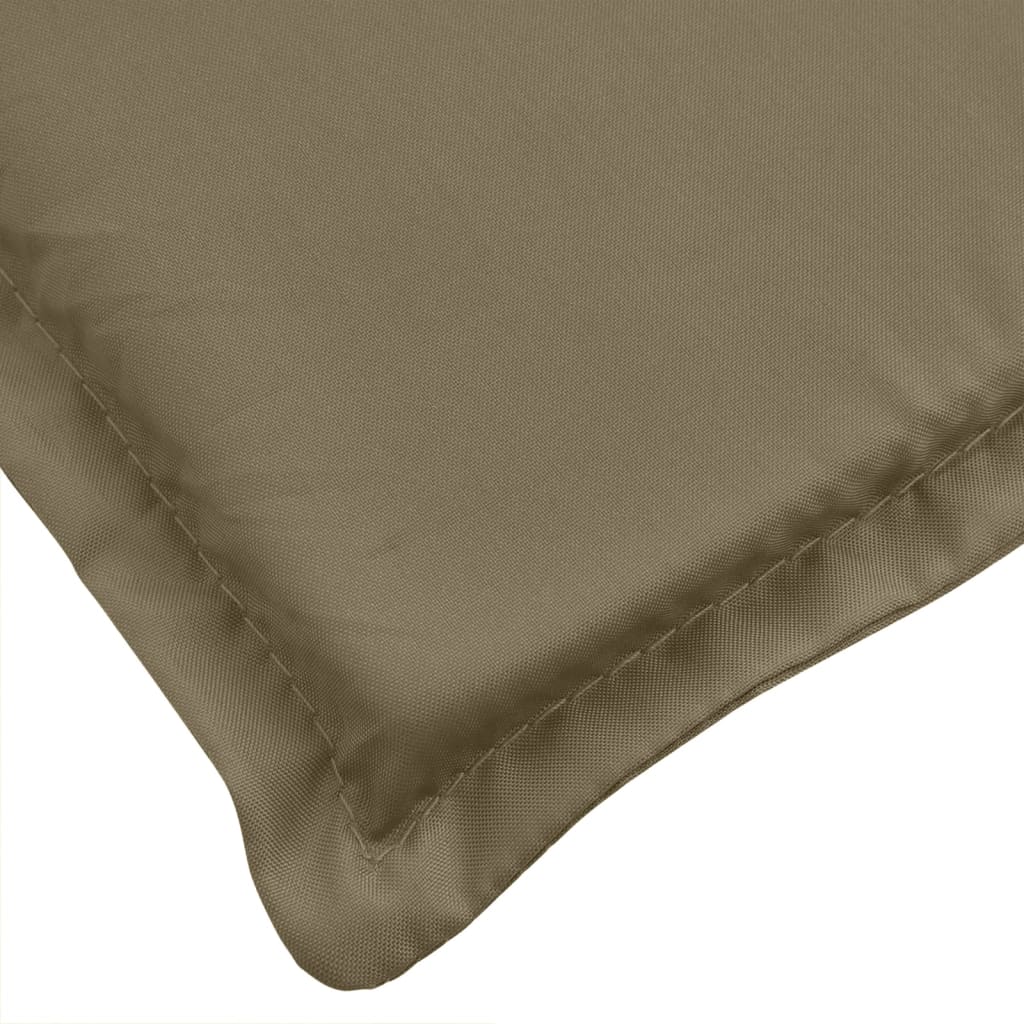 Perne scaun spătar înalt 2buc melanj gri taupe120x50x4cm textil