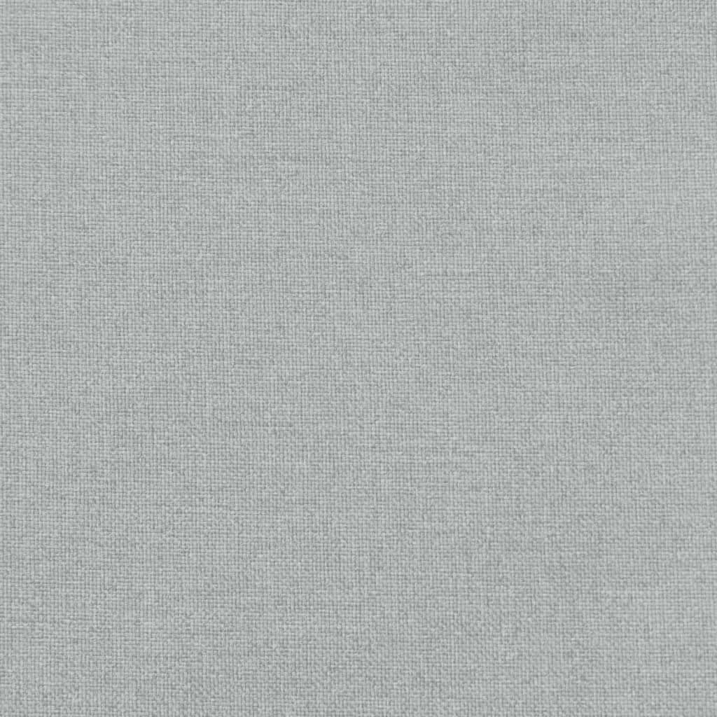 Perne scaun cu spătar scund 2 buc. melanj gri 100x50x4cm textil