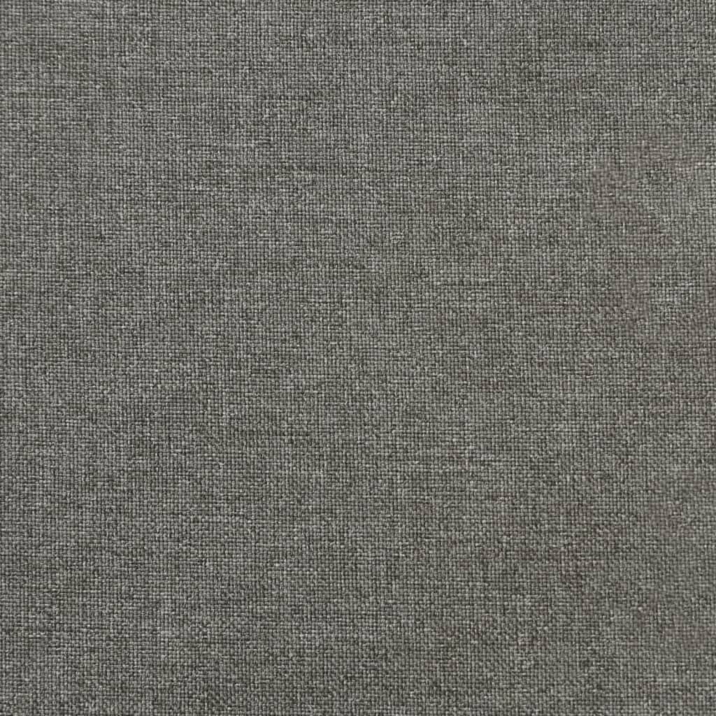 Perne scaun cu spătar scund 2 buc. melanj gri 100x50x4cm textil