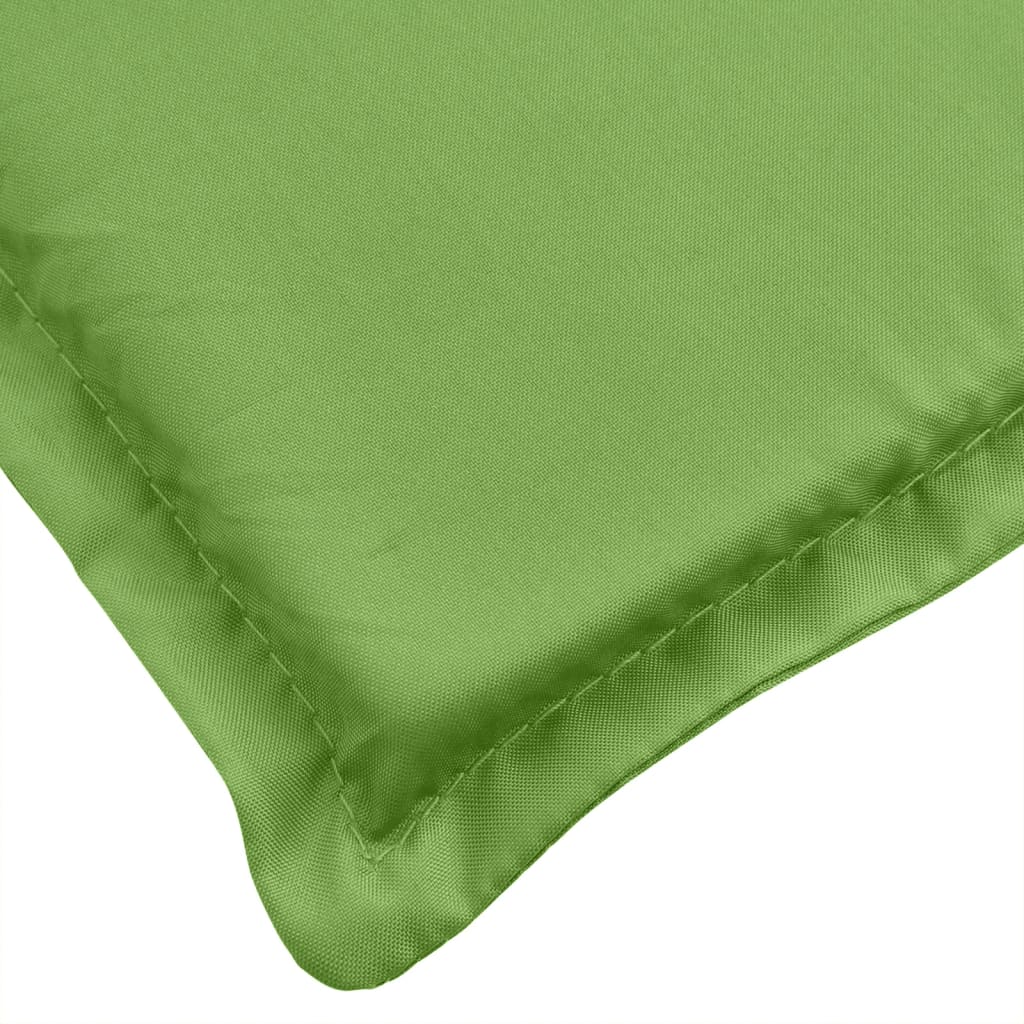 Perne scaun spătar scund 2 buc. melanj verde 100x50x4 cm textil