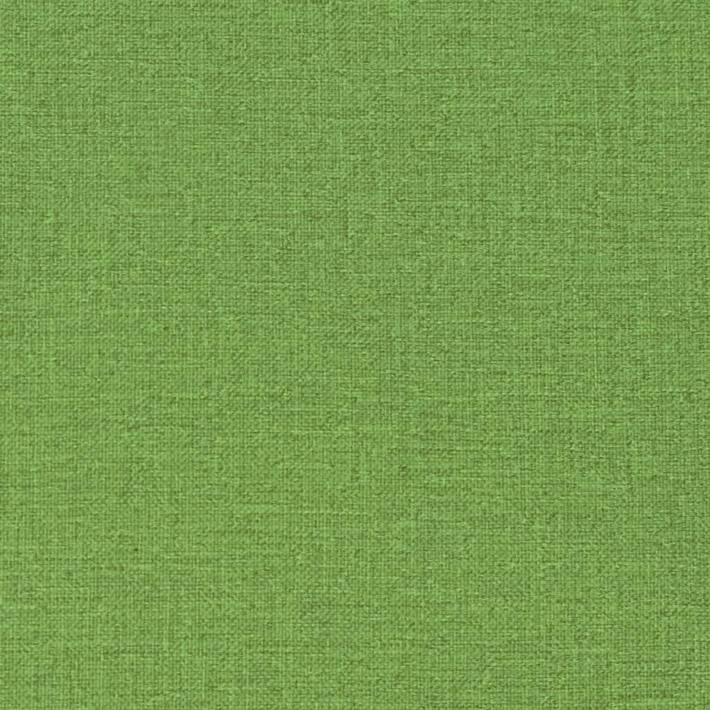 Perne scaun spătar scund 2 buc. melanj verde 100x50x4 cm textil