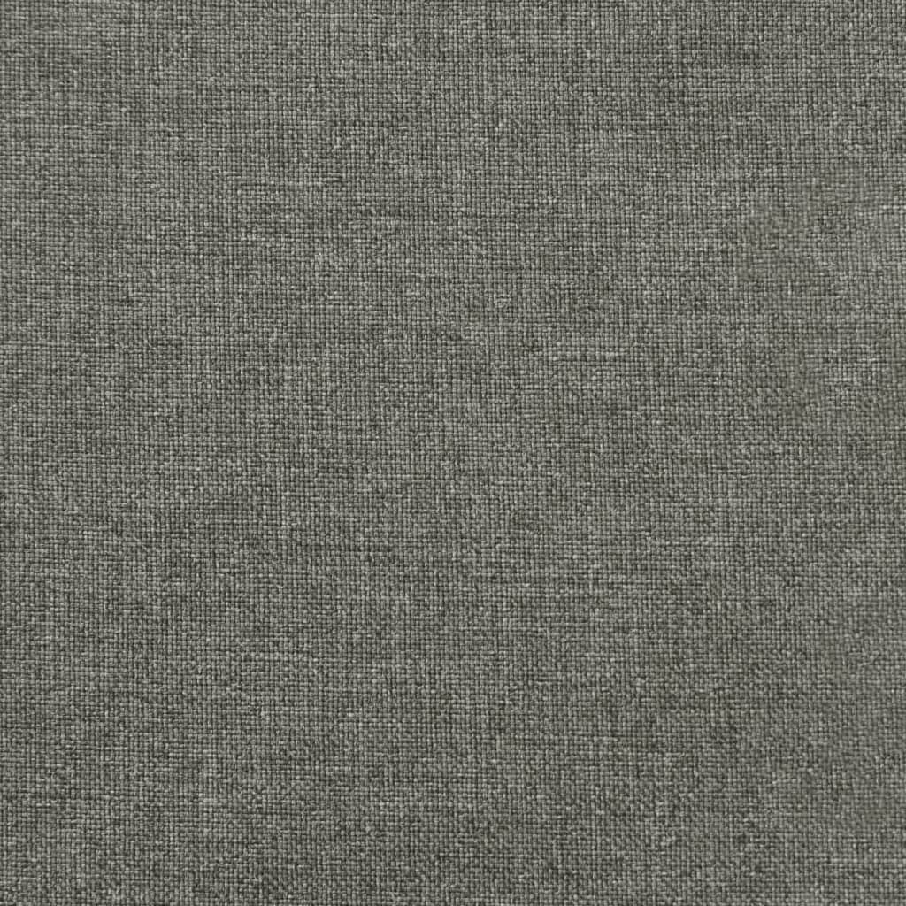 Pernă bancă de grădină 2buc melanj gri închis 120x50x7cm textil