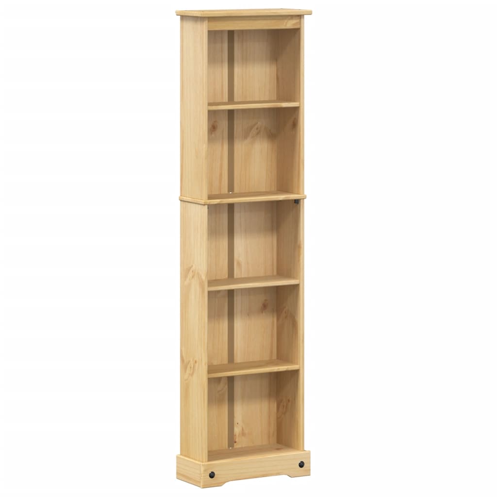 Bibliotecă „Corona”, 46x20x170 cm, lemn masiv de pin