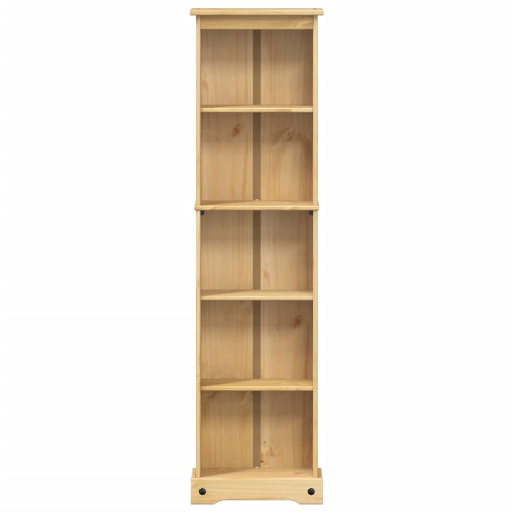 Bibliotecă „Corona”, 46x20x170 cm, lemn masiv de pin