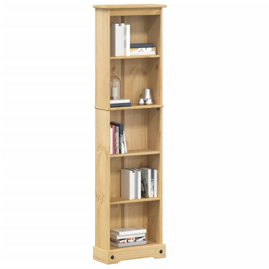 Bibliotecă „Corona”, 46x20x170 cm, lemn masiv de pin