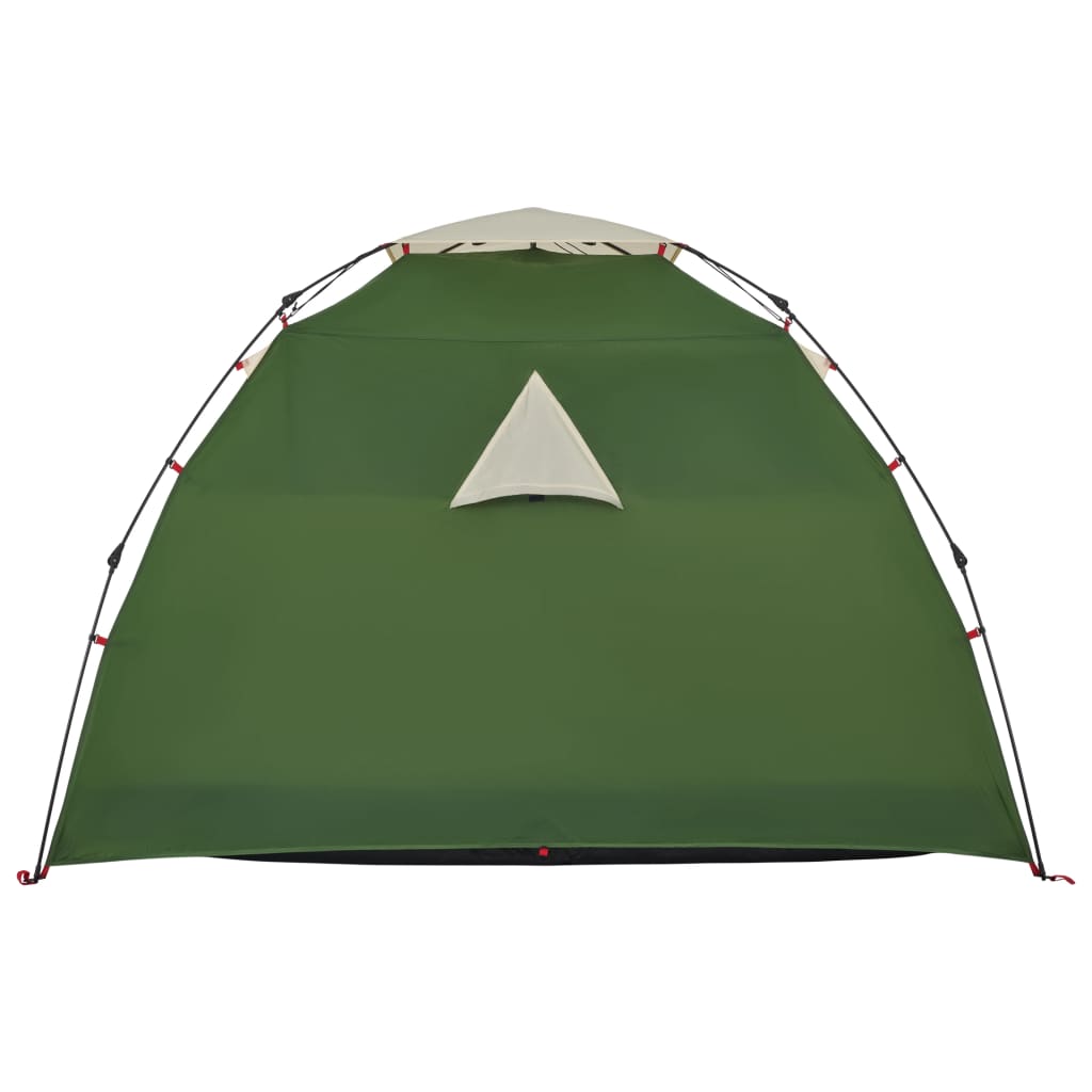 Cort de camping cupolă 4 persoane, setare rapidă, verde