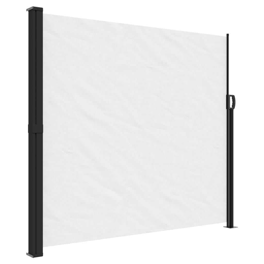 Copertina laterală retractabilă, alb, 180x500 cm