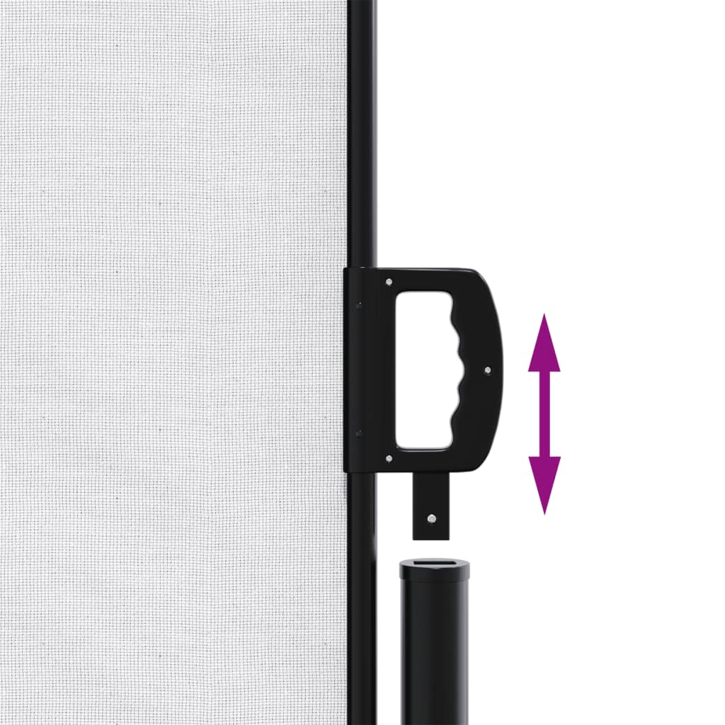 Copertina laterală retractabilă, alb, 180x500 cm