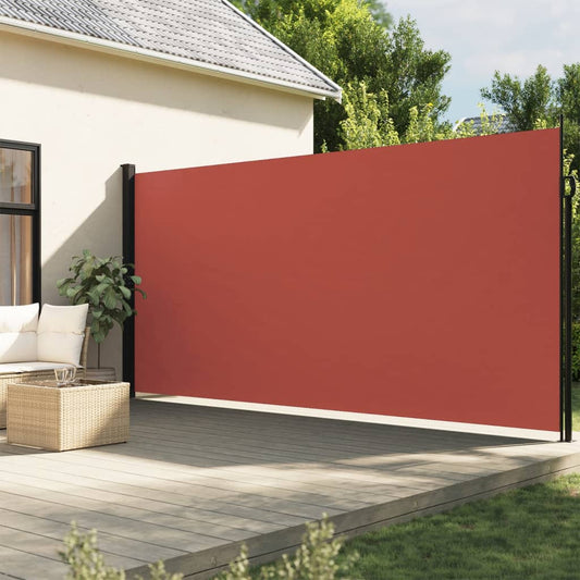 Copertină laterală retractabilă, teracotă, 200x500 cm