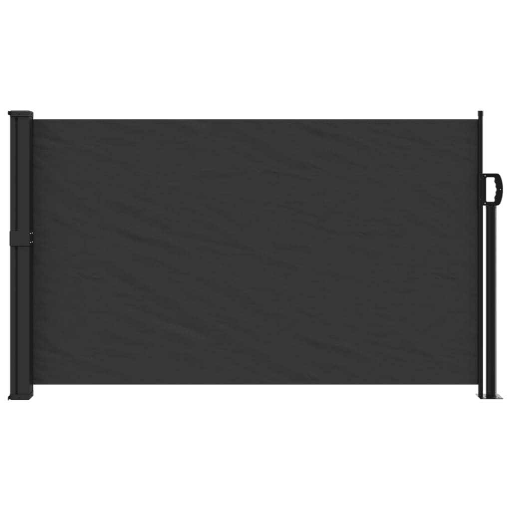 Copertină laterală retractabilă, negru, 120 x 600 cm