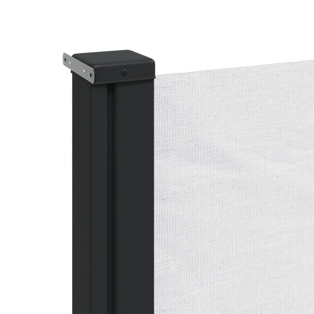 Copertină laterală retractabilă, alb, 140x600 cm