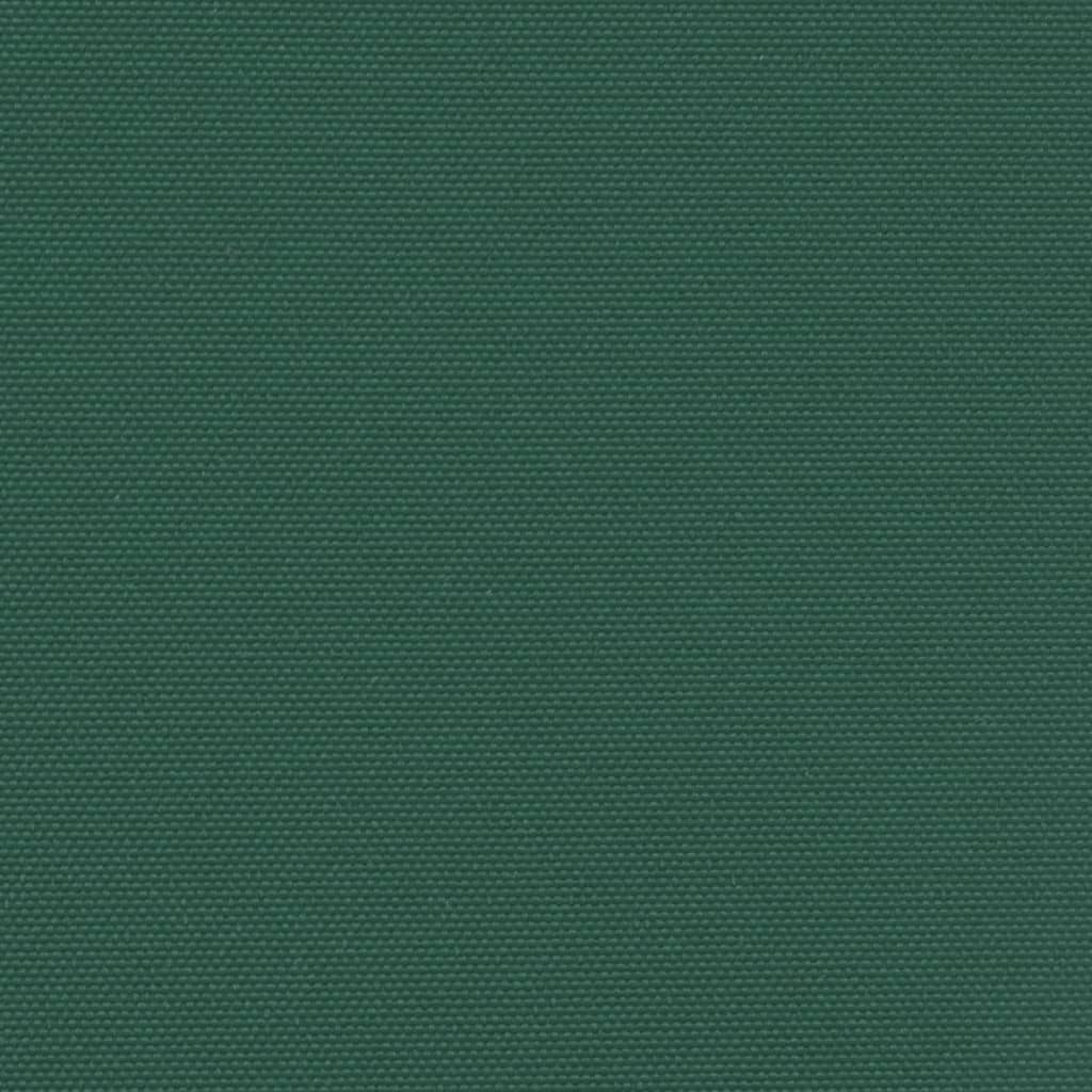 Copertină laterală retractabilă, verde închis, 100 x 600 cm