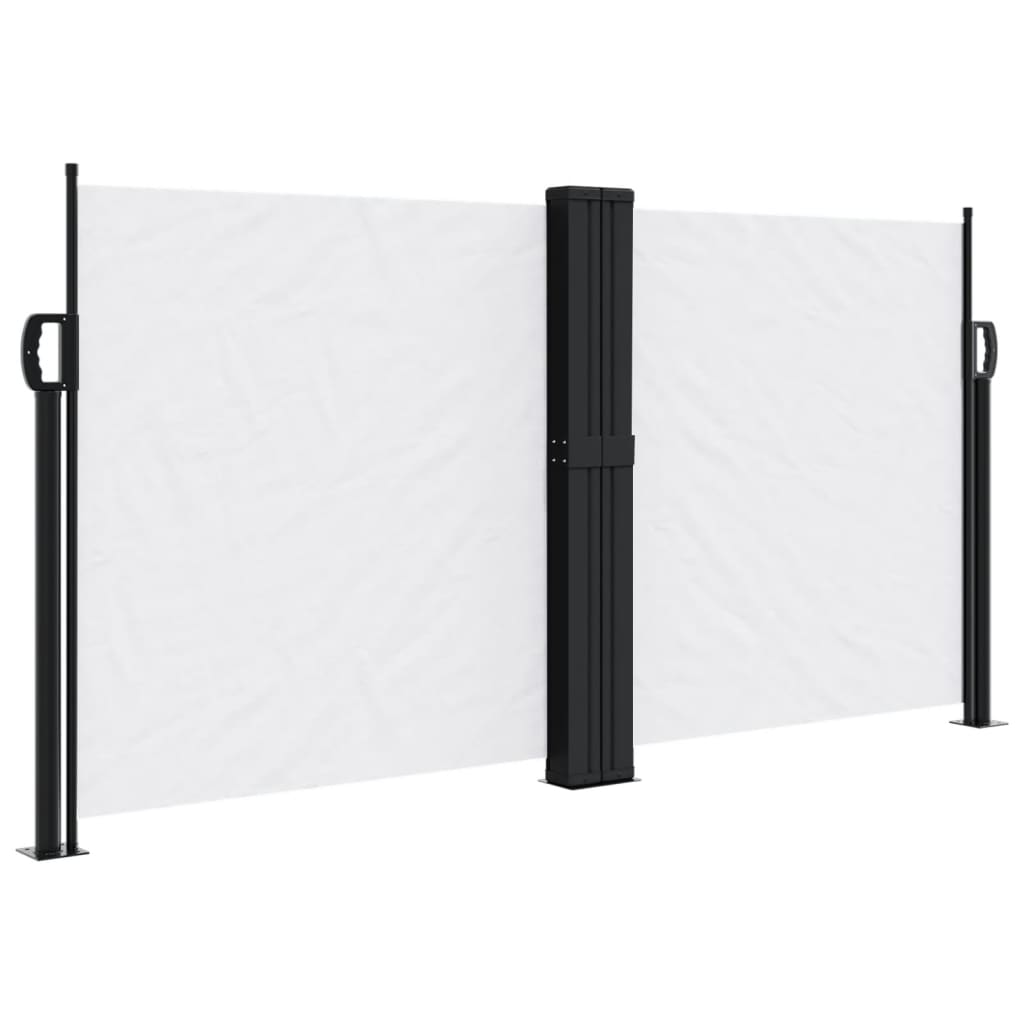 Copertină laterală retractabilă, alb, 120 x 600 cm