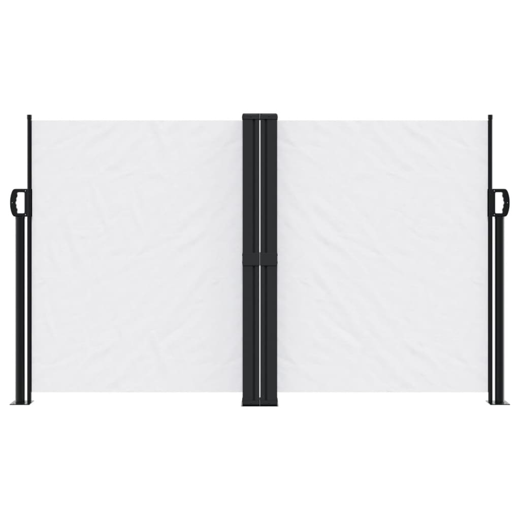 Copertină laterală retractabilă, alb, 140x600 cm