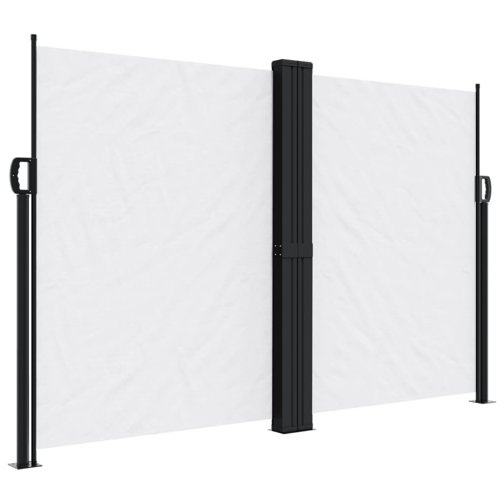 Copertină laterală retractabilă, alb, 160 x 600 cm