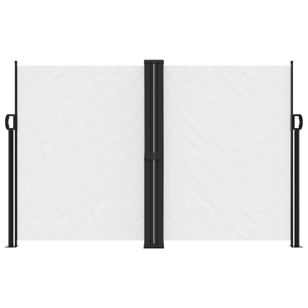 Copertină laterală retractabilă, alb, 160 x 600 cm