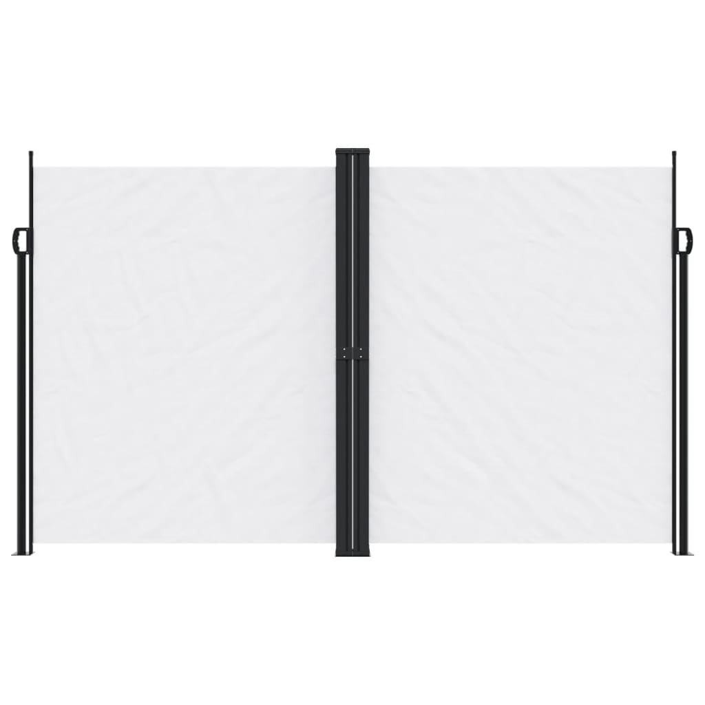 Copertină laterală retractabilă, alb, 200x600 cm