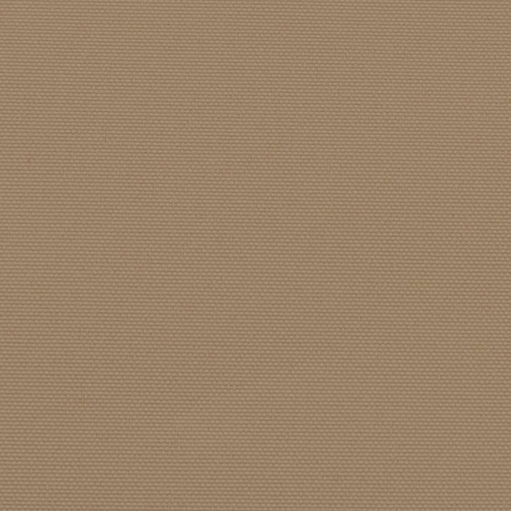 Copertină laterală retractabilă, gri taupe, 200x600 cm
