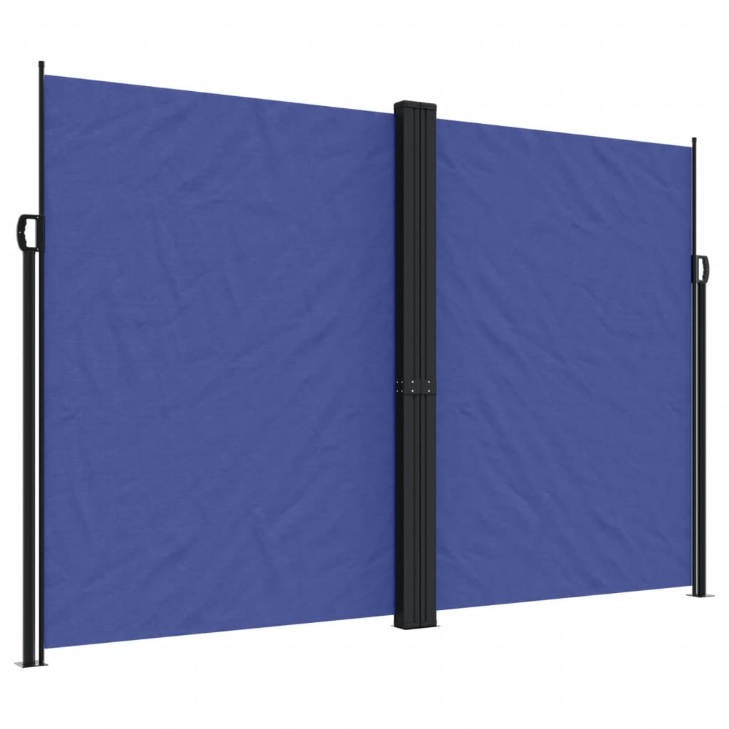 Copertină laterală retractabilă, albastru, 220x600 cm