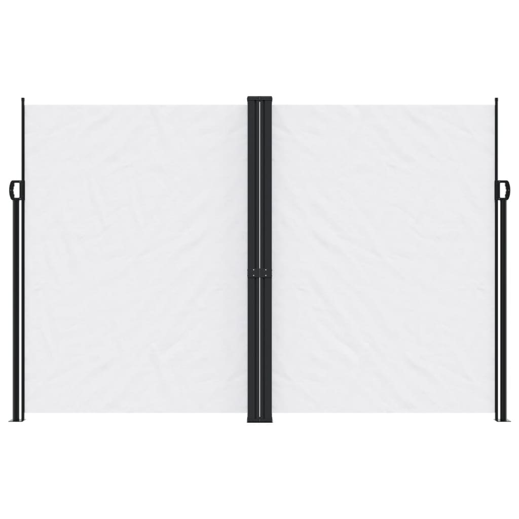 Copertină laterală retractabilă, alb, 220x600 cm