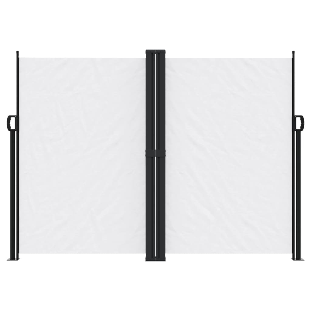 Copertină laterală retractabilă, alb, 180x1000 cm